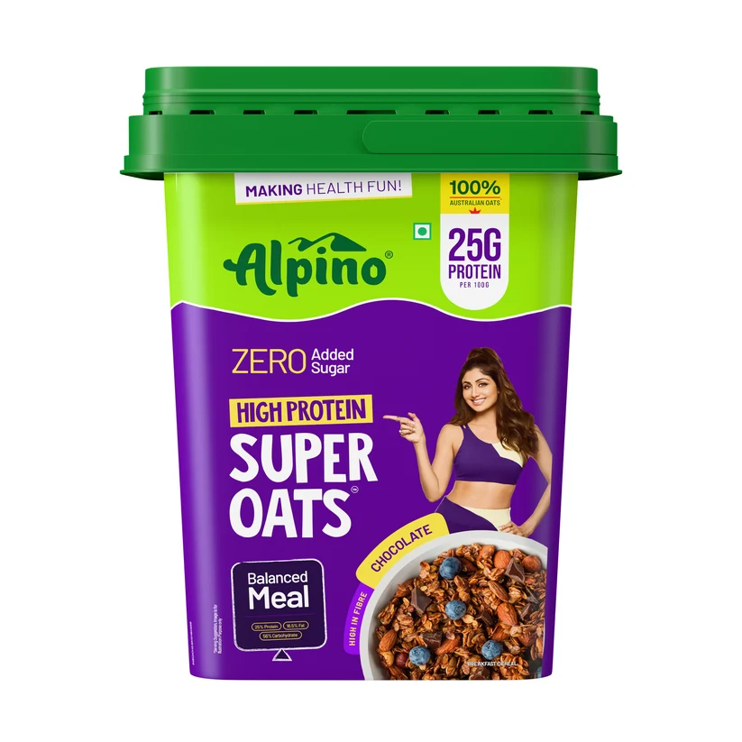 Alpino High Protein Super Rolled Oats Chocolate 2.5kg